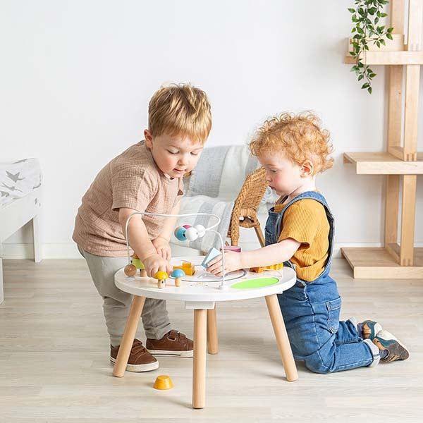 Bigjigs Toys Wooden Animal Activity Table - McGrocer
