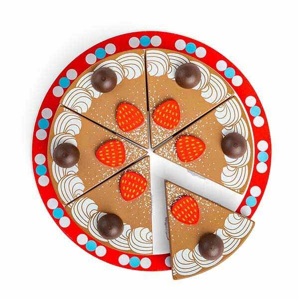 Bigjigs Toys Wooden Chocolate Cake Toy - McGrocer