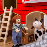 Bigjigs Toys Wooden Cobblestone Farm Playset - McGrocer