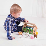 Bigjigs Toys Wooden Farmhouse Shape Sorter Toy - McGrocer