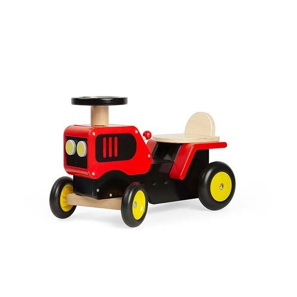 Bigjigs Toys Wooden Ride on Tractor - McGrocer