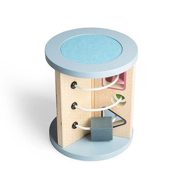 Bigjigs Toys Wooden Rolling Sensory Shape Sorter - McGrocer