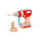 Bigjigs Toys Wooden Toy Drill Set - McGrocer