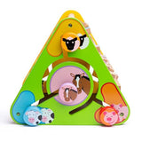 Bigjigs Toys Wooden Triangle Activity Centre - McGrocer