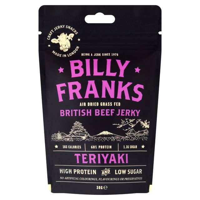 Billy Franks Teriyaki Beef Jerky 30g - McGrocer