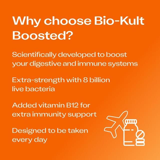 Bio-Kult Boosted Extra Strength Probiotics Gut Supplement Capsules 30 per pack - McGrocer