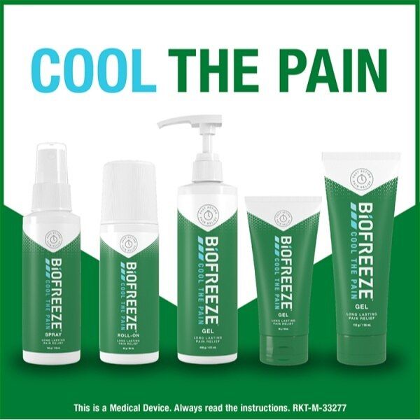 Biofreeze Roll On Muscle & Joint Cooling Pain Relief 89ml - McGrocer