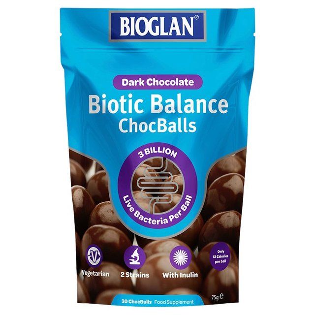Bioglan Biotic Balance Dark Chocballs 75g - McGrocer