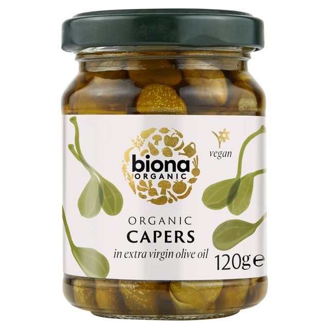Biona Organic Capers in Extra Virgin Olive Oil 120g - McGrocer