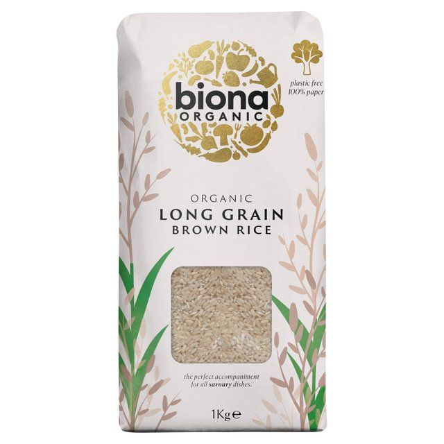 Biona Organic Long Grain Brown Rice 1kg - McGrocer
