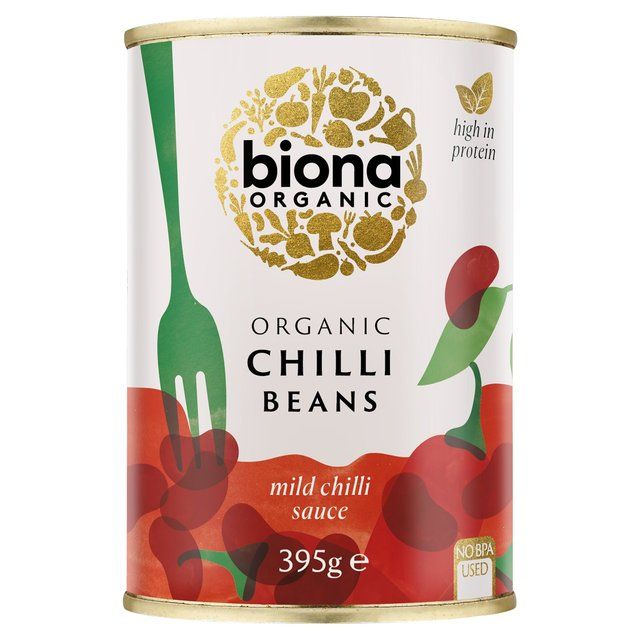 Biona Organic Red Kidney Beans in Chilli Sauce 400g - McGrocer