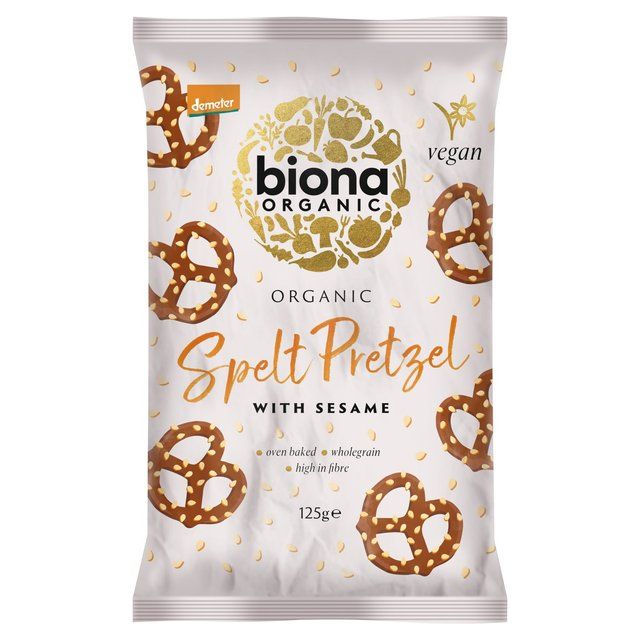Biona Organic Spelt Pretzel With Sesame 125g - McGrocer