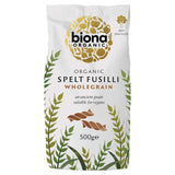Biona Organic Spelt Wholegrain Fusilli Pasta 500g - McGrocer