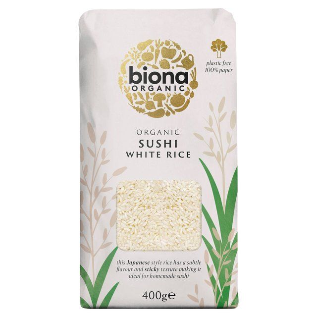 Biona Organic White Sushi Rice 400g - McGrocer