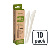BioPak White Paper Knives 10 per pack - McGrocer