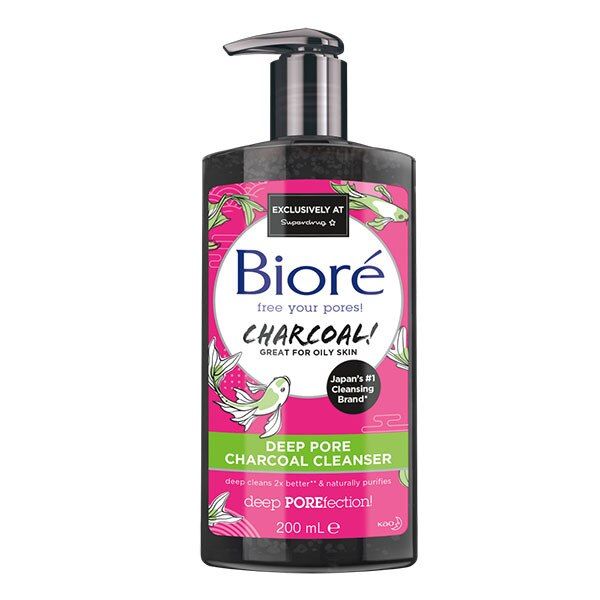 Bioré Deep Pore Charcoal Cleanser 200ml - McGrocer