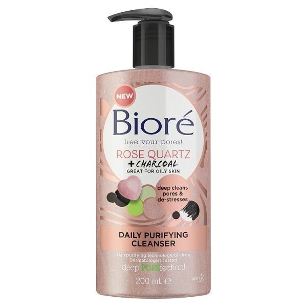 Biore Rose Quartz Cleanser 200ml - McGrocer
