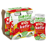 Biotiful Gut Health Strawberry & Banana Kids Kefir 4 x 100ml - McGrocer