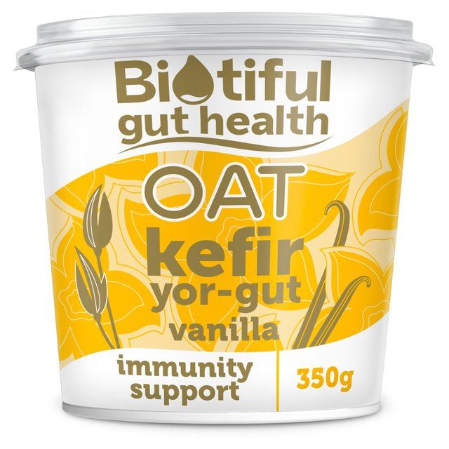 Biotiful Plant-Based Oat Kefir Yor-Gut Vanilla 350g - McGrocer