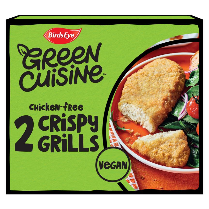Birds Eye 2 Green Cuisine Vegan Chicken Free Crispy Grills - McGrocer