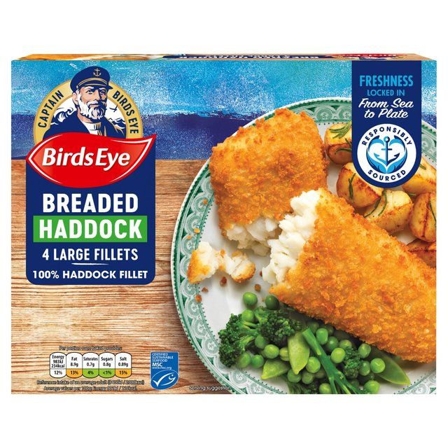 Birds Eye 4 MSC Breaded Haddock Fish Fillets 440g - McGrocer
