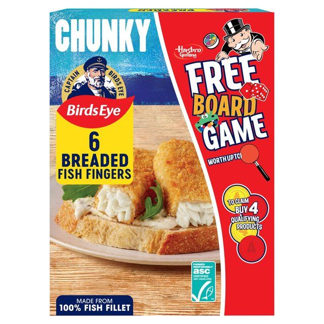 Birds Eye 6 ASC Chunky Breaded Fish Fingers 360g - McGrocer