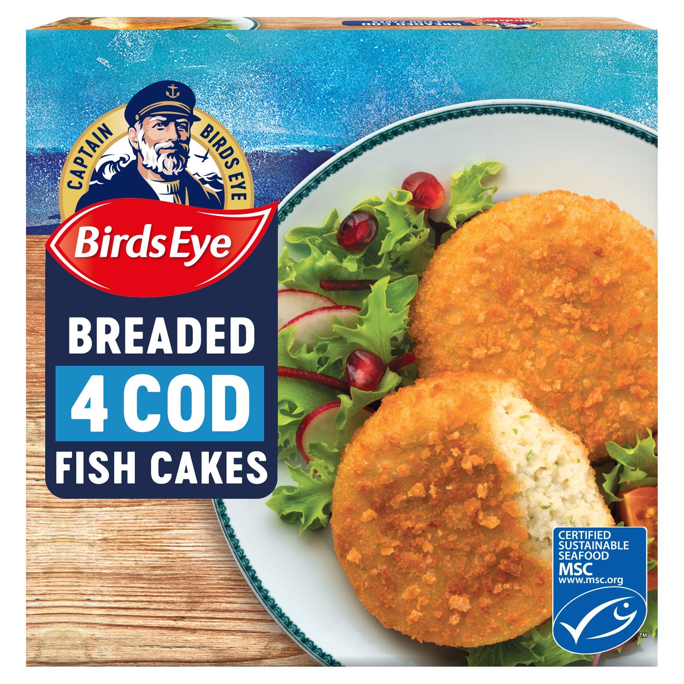 Birds Eye Cod Fish Cakes x4 198g - McGrocer