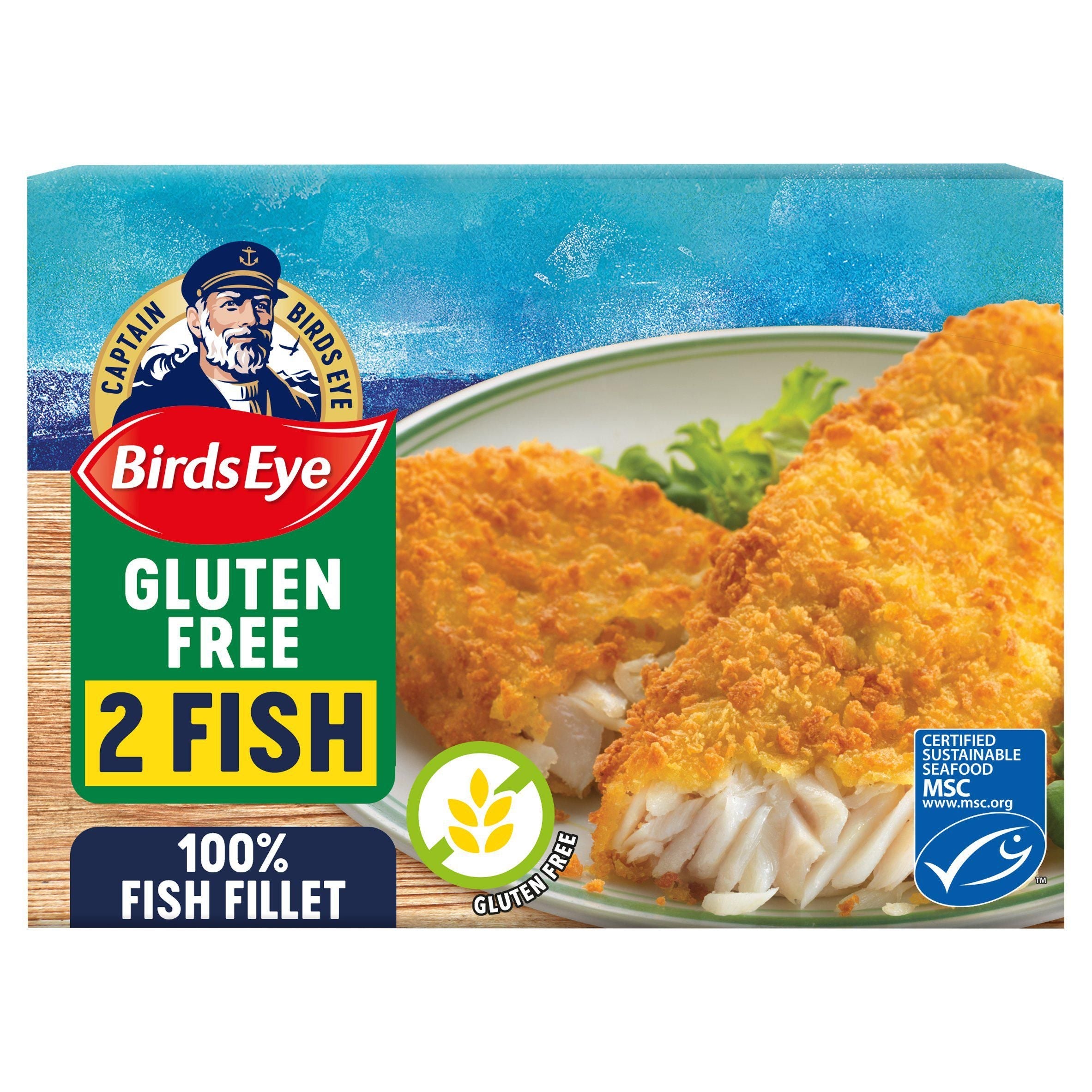 Birds Eye Gluten Free Breaded Fish Fillets x2 250g - McGrocer