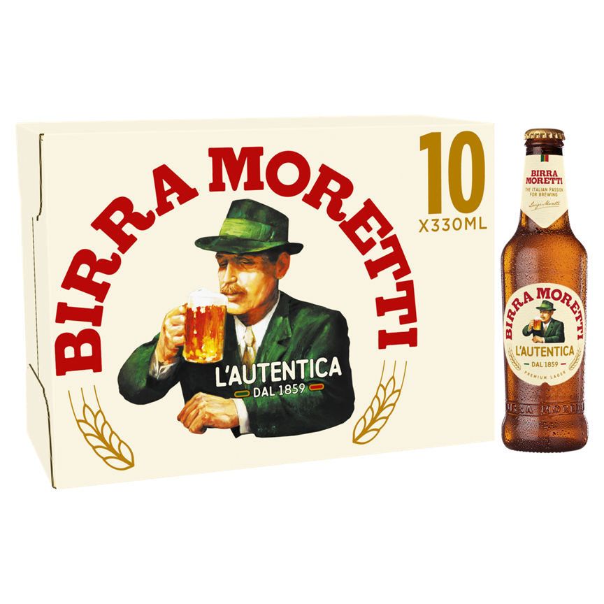 Birra Moretti Beer10 x 330ml - McGrocer