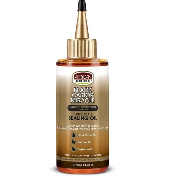 Black Castor Miracle Hair And Scalp Sealing Oil - McGrocer