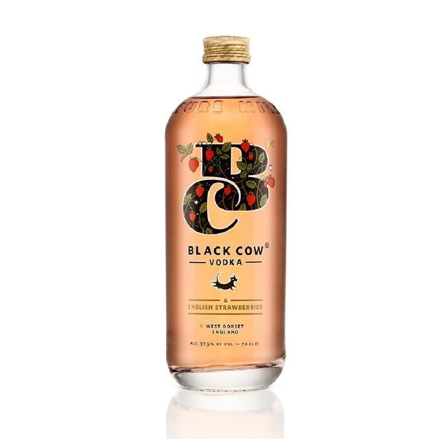 Black Cow & English Strawberries Vodka 70cl - McGrocer