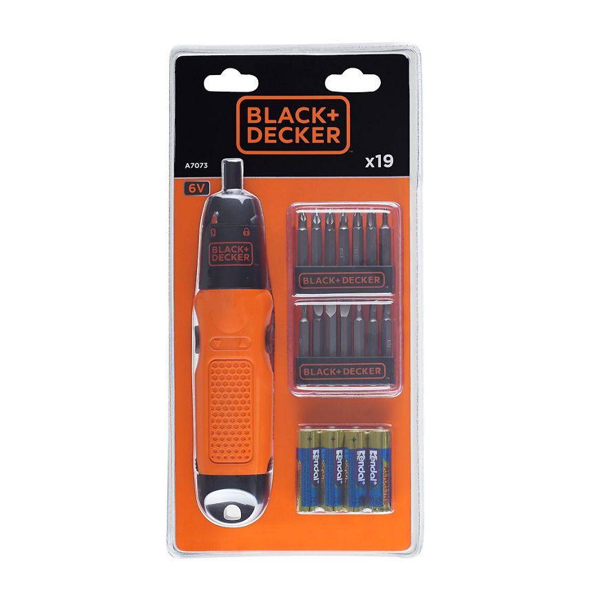 Black & Decker 19 Piece Battery Screwdriver - McGrocer