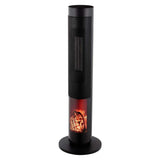 Black & Decker 2KW Flame Effect Ceramic Tower Heater with Remote Control - McGrocer