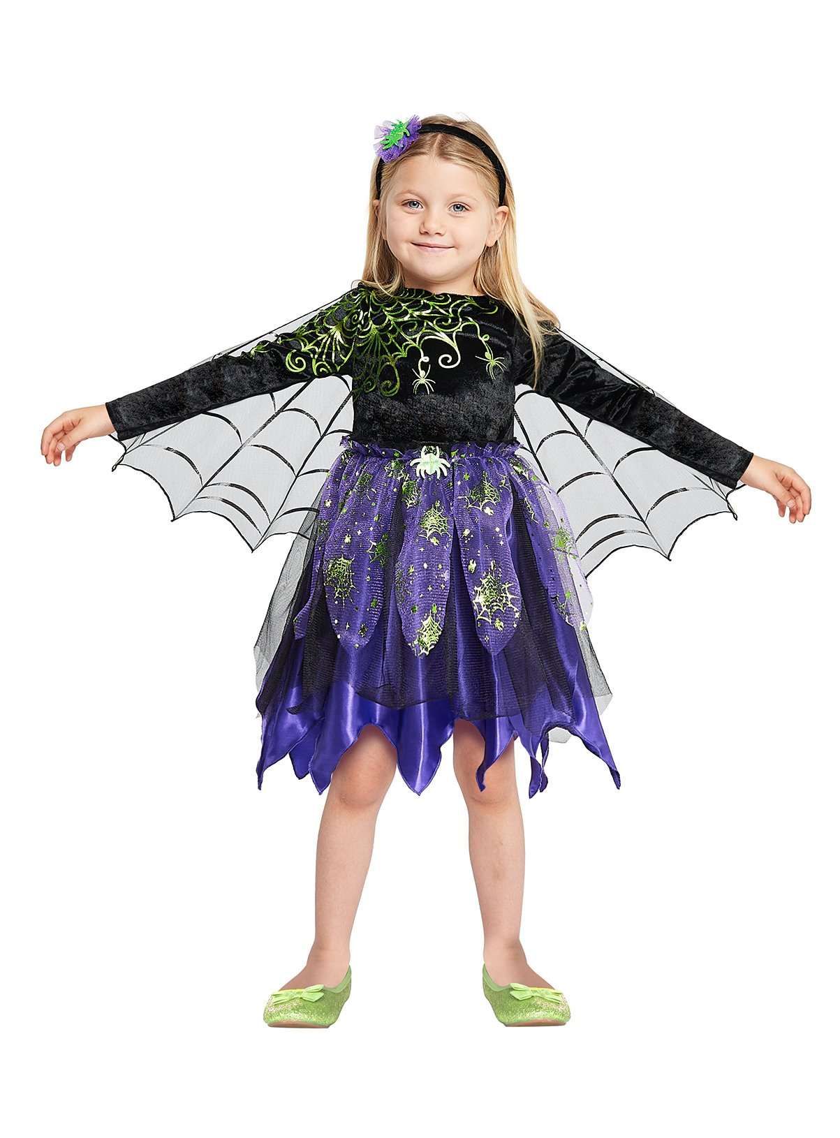 Black & Purple Spider Fairy Costume 6-9 months - McGrocer