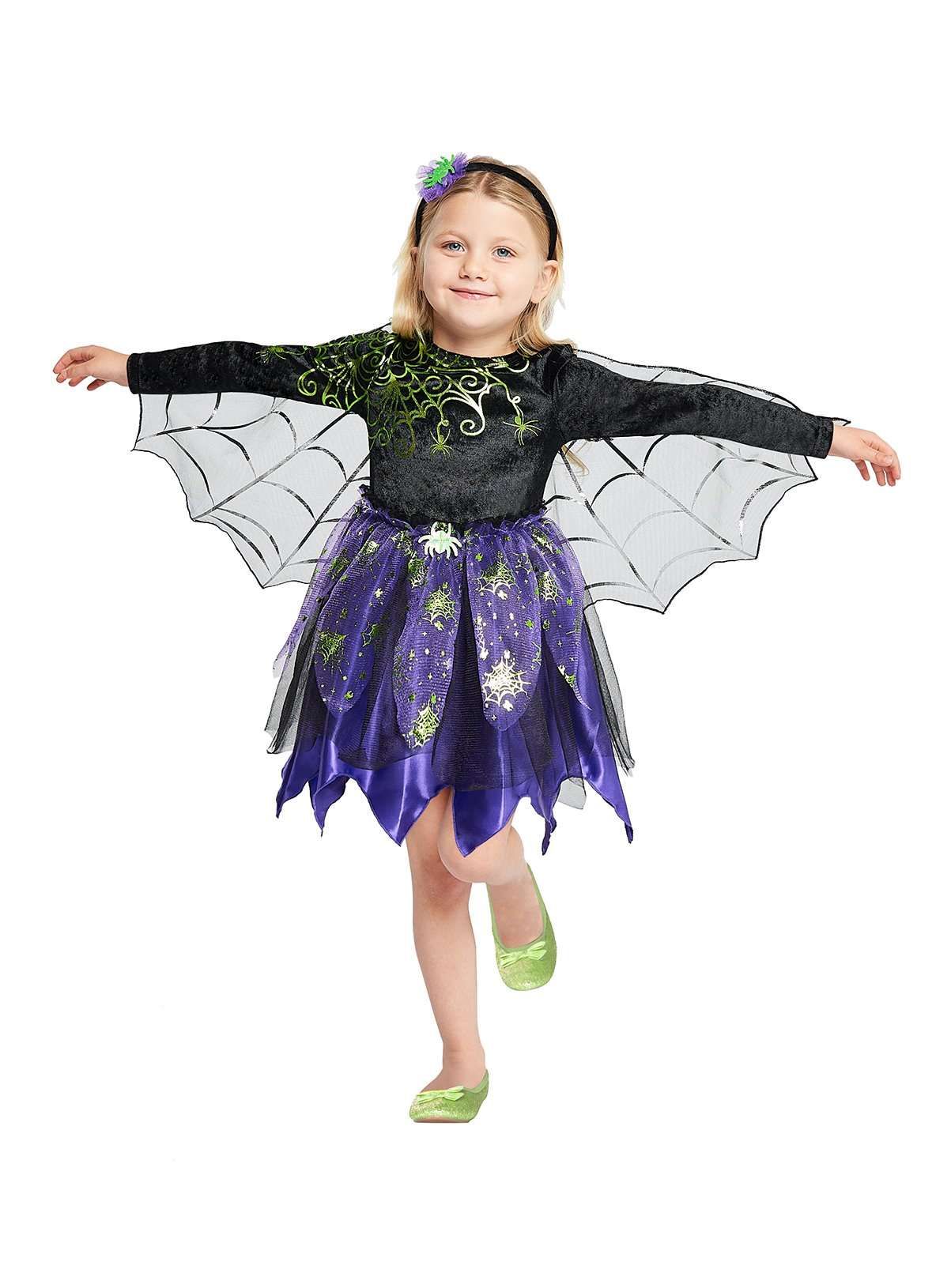 Black & Purple Spider Fairy Costume 6-9 months - McGrocer