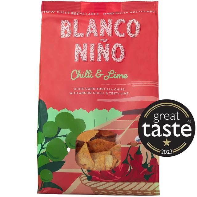 Blanco Nino Chilli & Lime White Corn Tortilla Chips 170g - McGrocer