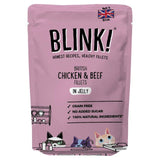 Blink Chicken Breast & Beef Fillets Wet Cat Food Pouch 85g - McGrocer