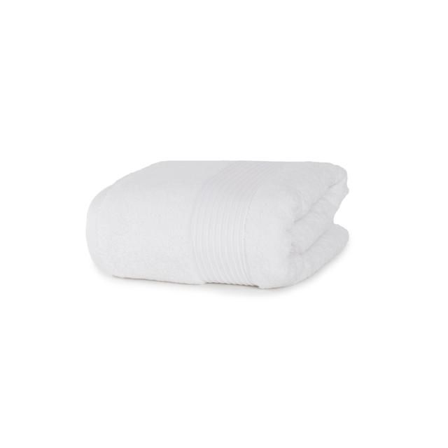 Bliss 100% Pima Cotton Bath Towel White - McGrocer
