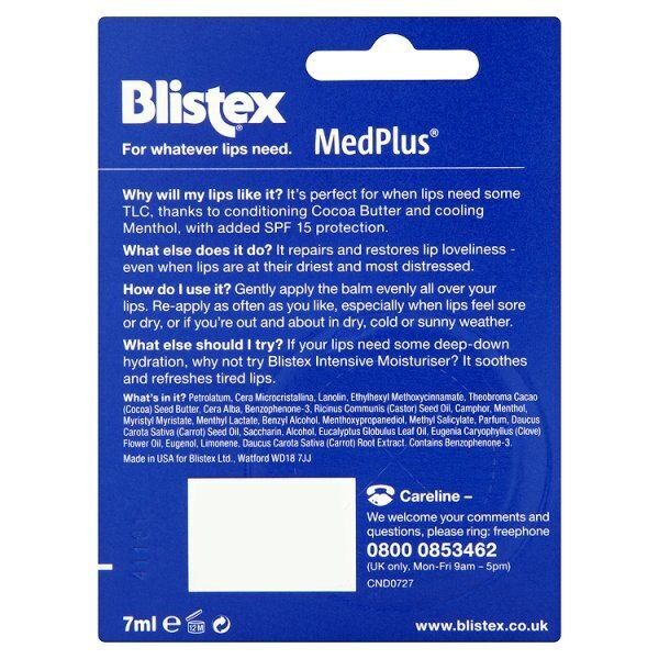 Blistex MedPlus 7ml - McGrocer
