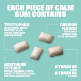 BLOCKHEAD Calm Gum - 12 Pack (84 Pieces) - McGrocer