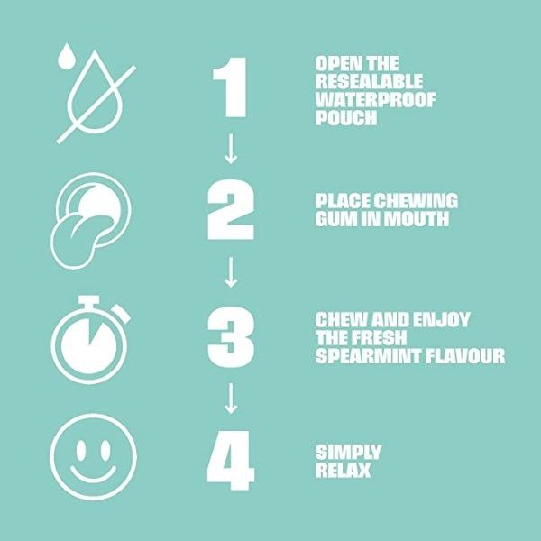 BLOCKHEAD Calm Gum - 12 Pack (84 Pieces) - McGrocer