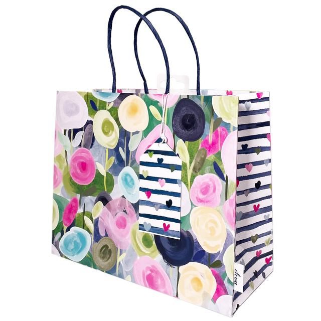 Blooming Blush Medium Gift Bag - McGrocer