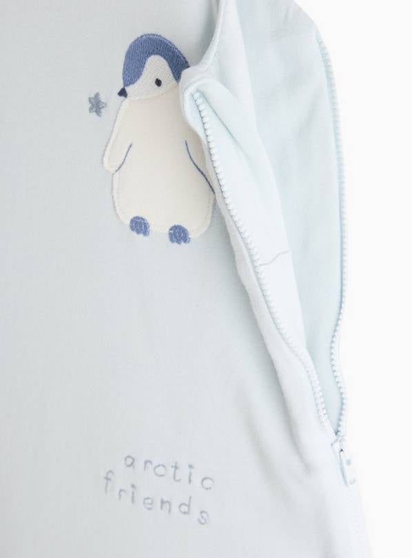 Blue Arctic Animal Print 2.5 Tog Sleeping Bag 6-12 months - McGrocer