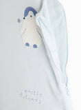 Blue Arctic Animal Print 2.5 Tog Sleeping Bag 6-12 months - McGrocer