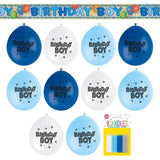 Blue Birthday Boy Party Kit 3 per pack - McGrocer