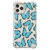 Blue Butterfly Shock Case iPhone 12 / 12 Pro - McGrocer