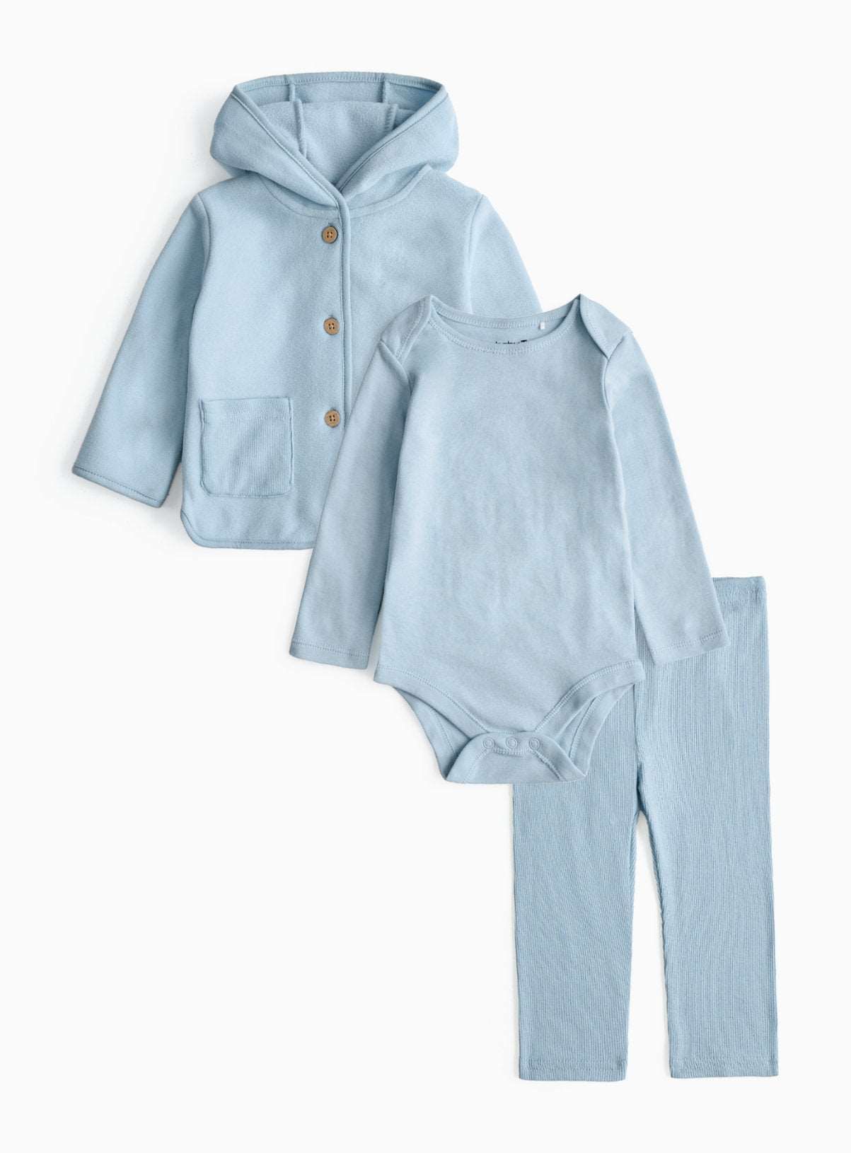 Blue Jacket & Leggings 3 Piece Set 6-9 months - McGrocer