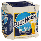 Blue Moon Belgian White American Craft Wheat Beer 4 x 330ml - McGrocer