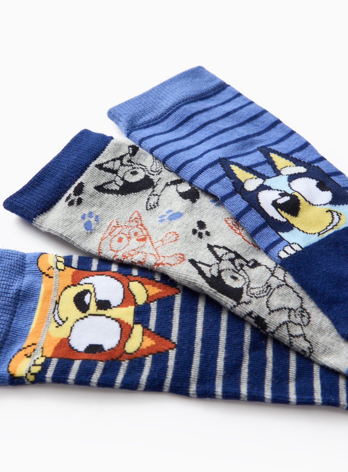Bluey Character Socks 3 Pack 6-8.5 - McGrocer