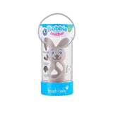 Bobbie Bunny Baby Teether Toy Cappuccino Grey - McGrocer